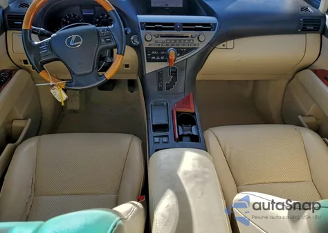 2010 Lexus Rx 350 z USA, uszkodzony, nr VIN 2T2BK1BA9AC054866